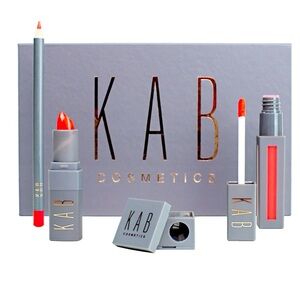 New - KAB Cosmetics Lip Kit  - In Lollipop